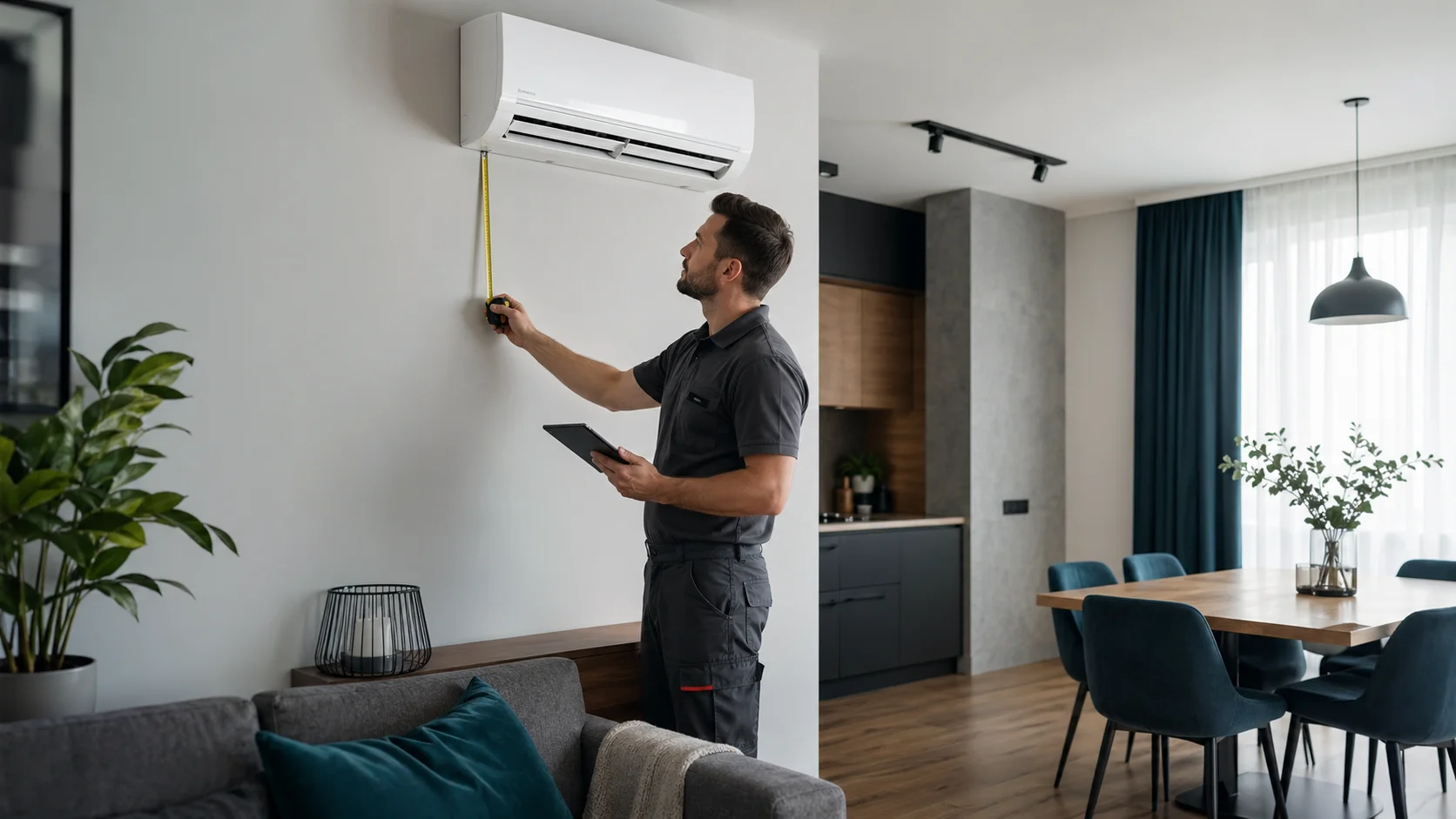 Klíma helyének felmérése új beszerelés előtt